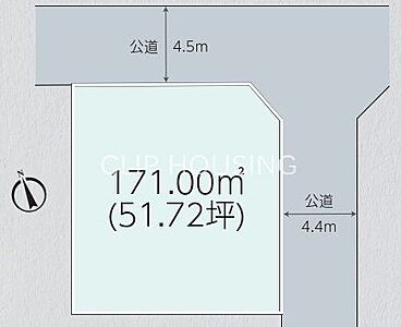区画図:間取図 区画図:間取図