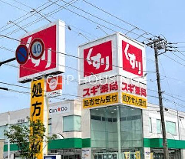スギ薬局平塚西店 徒歩12分。 910m