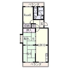 ブランドハウス近江八幡 3LDKの間取図画像