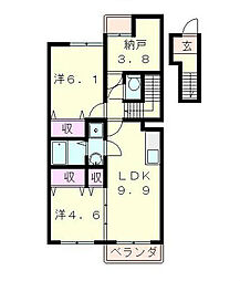 シャルマンハウス 2SDKの間取図画像