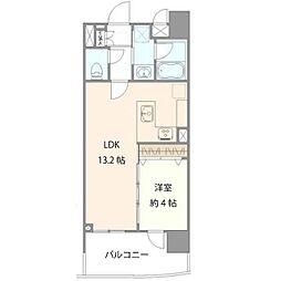 グランド・ガーラ銀座 1LDKの間取図画像