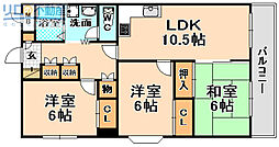 間取図画像 3LDK