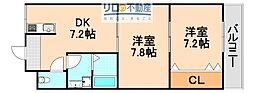 マンションカマール・サリ 2DKの間取図画像