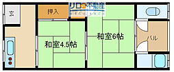 額田文化 2Kの間取図画像