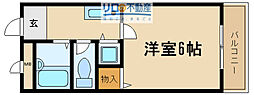 リエス伊丹駅前 1Kの間取図画像
