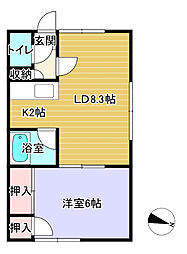間取図画像 1LDK