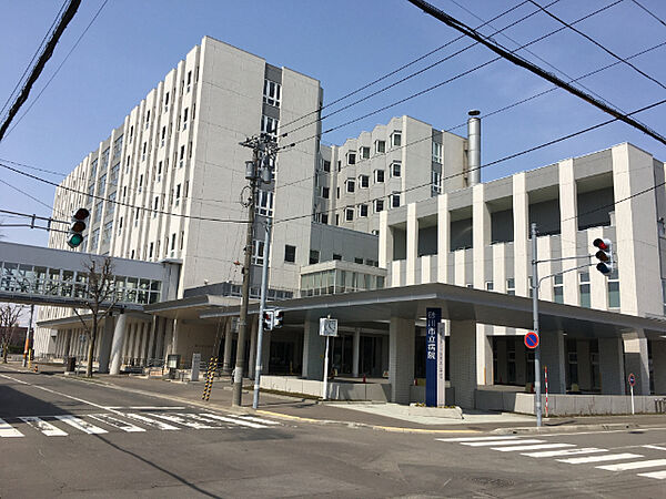 病院「砂川市立病院まで2414m」