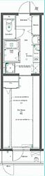 ＡＺＥＳＴ世田谷松原 3階1Kの間取り