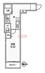 T’s Cuore 梅ヶ丘 203 2階1Kの間取り