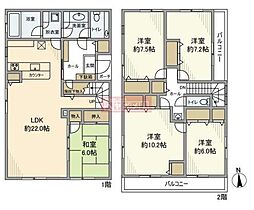 代沢戸建 1階5LDKの間取り