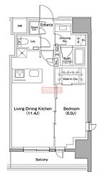 間取図画像 1LDK