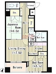 ドッグウッドヒルズ 2LDKの間取図画像