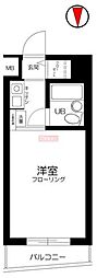 スカイコート下高井戸 ワンルームの間取図画像