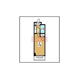 ダイホープラザ幡ヶ谷 1Kの間取図画像