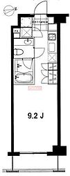 フレンシア麻布十番ノース 1Kの間取図画像