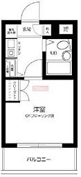 ソアール永福町 1Kの間取図画像