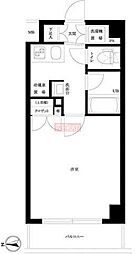 ルーブル高田馬場参番館 1Kの間取図画像