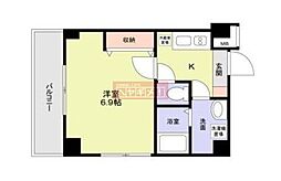シャッツクヴェレ代々木 1Kの間取図画像