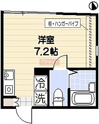 ジュメイラ世田谷 ワンルームの間取図画像