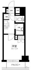 菱和パレス三軒茶屋壱番館 1Kの間取図画像