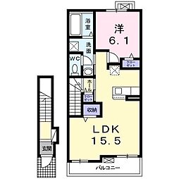 スカイガーデンA 2階/-