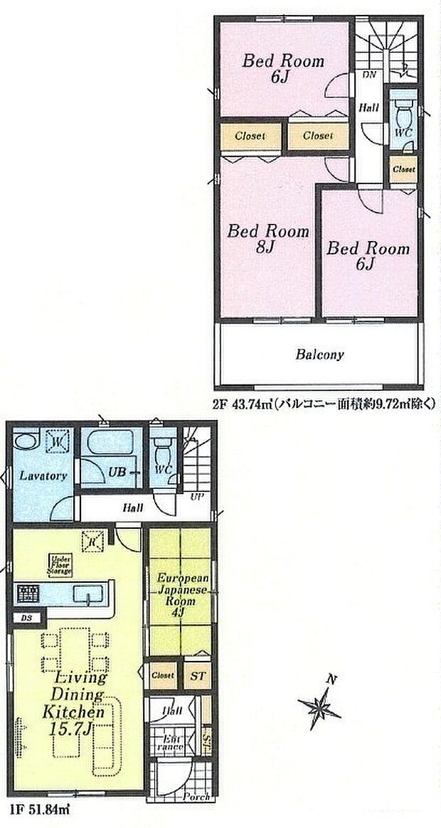 1号棟間取図