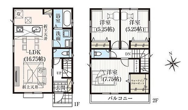 2号棟間取図