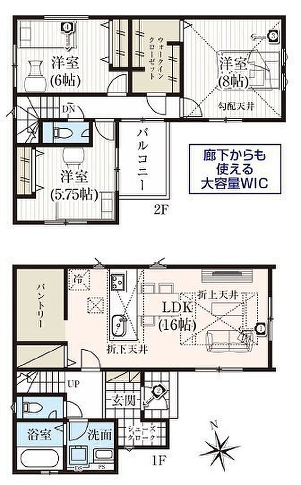 1号棟間取図