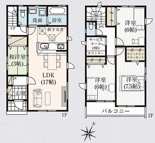 3号棟間取図