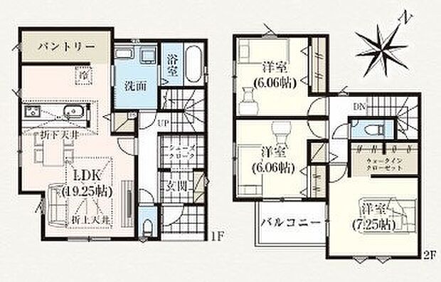 1号棟間取図