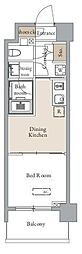グランカーサ四谷 1DKの間取図画像
