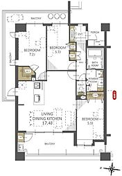 間取図画像 3LDK