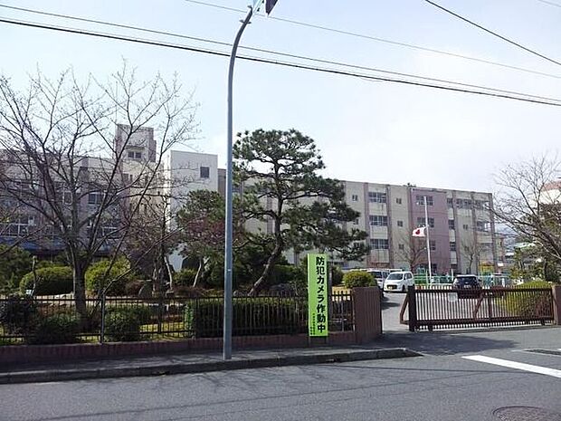 堅田中学校 635m