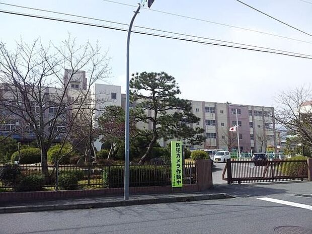 堅田中学校 635m