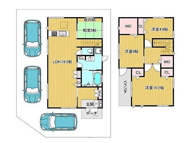間取りを拡大表示