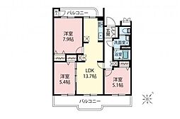 間取図画像 3LDK