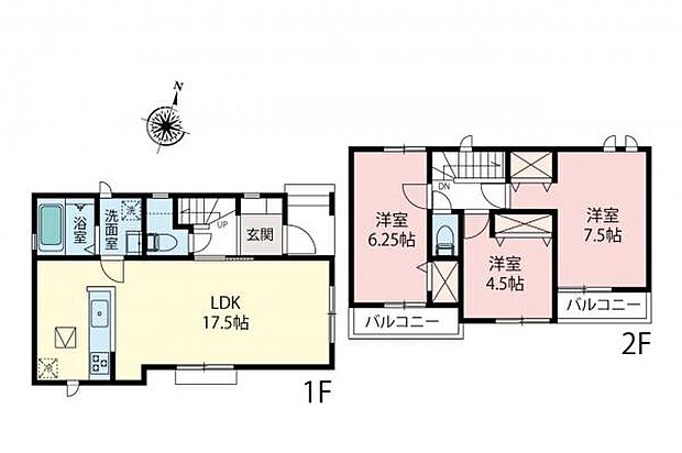 間取り図/B号棟