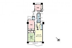レスポワール上福岡2 3LDKの間取図画像