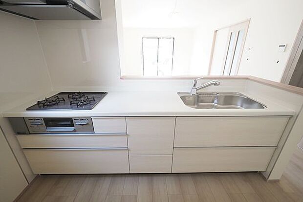 調理スペースが広めのワイドキッチン