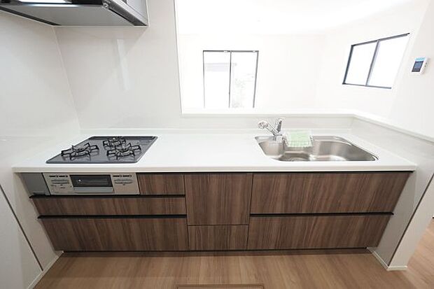 調理スペースが広めのワイドキッチン