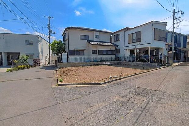 開放感あふれる角地