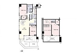 住協のお預かり物件クイーンヒルズ板橋徳丸 4LDKの間取り