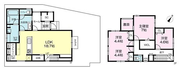 間取りを拡大表示