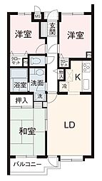 間取図画像 3LDK