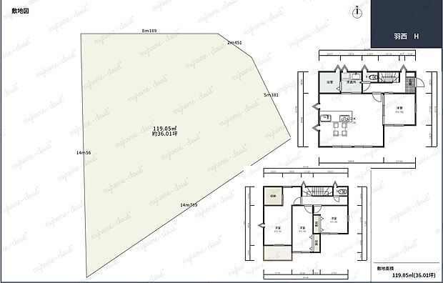 丁寧な打ち合わせにてヒアリングを行い、お客様のお好きな間取をプランニングいたします。