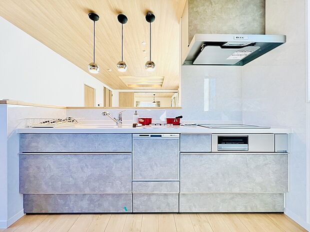 直火を使わないIHヒーター。毎日の家事を楽にする食洗乾燥機はエコ&衛生的です。