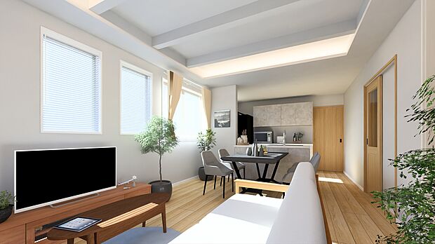 (パース・リビング?)建売住宅は、どのような工事がされているのか、過程が気になりますね。