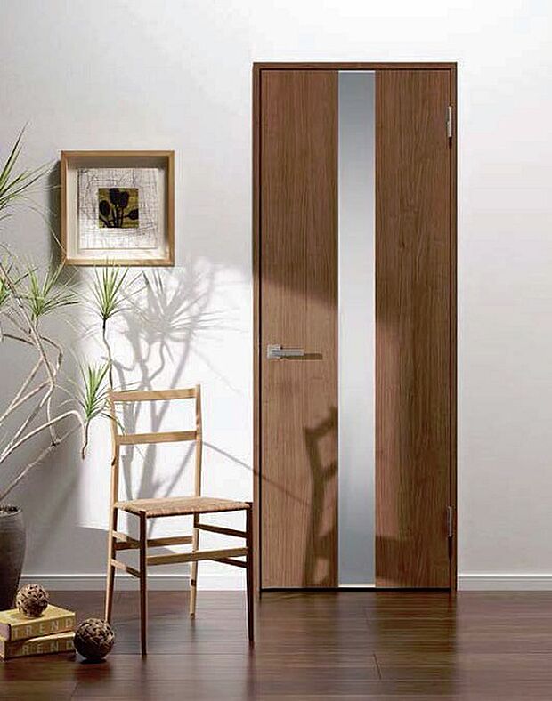 (建具・居室ドアイメージ)各居室のデザイン性を担い、印象を決める扉。自分だけの一枚をお選びください。