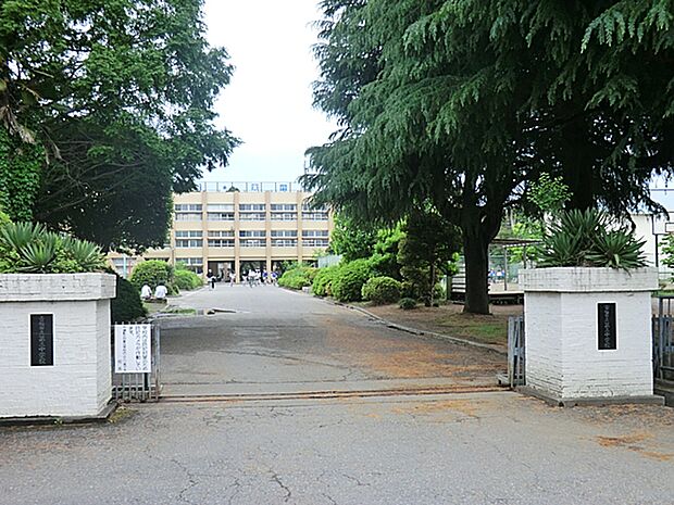 青梅市立第三中学校まで（1200m）