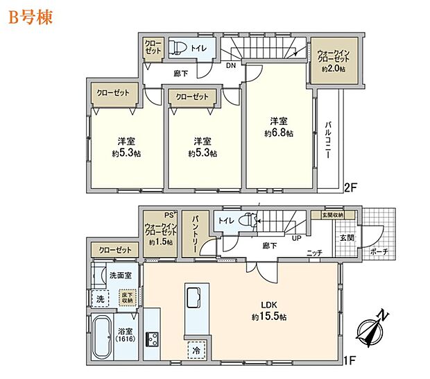 閑静で緑豊かな住宅地に33坪以上の広々とした敷地の邸宅です。